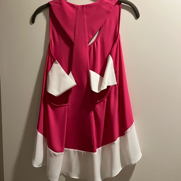 Hot pink open back top - Picture 2 of 4